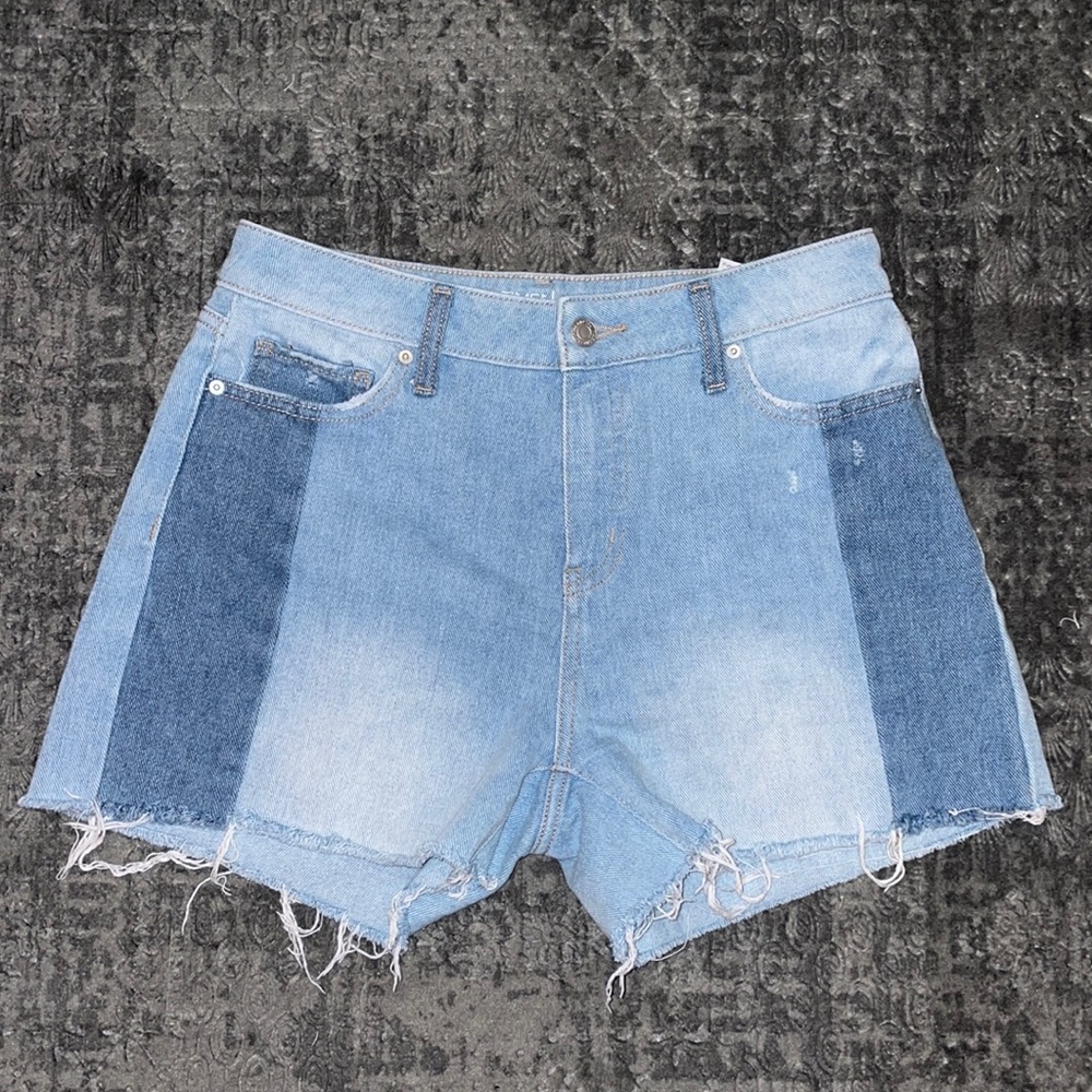 Time and try high rise jean short